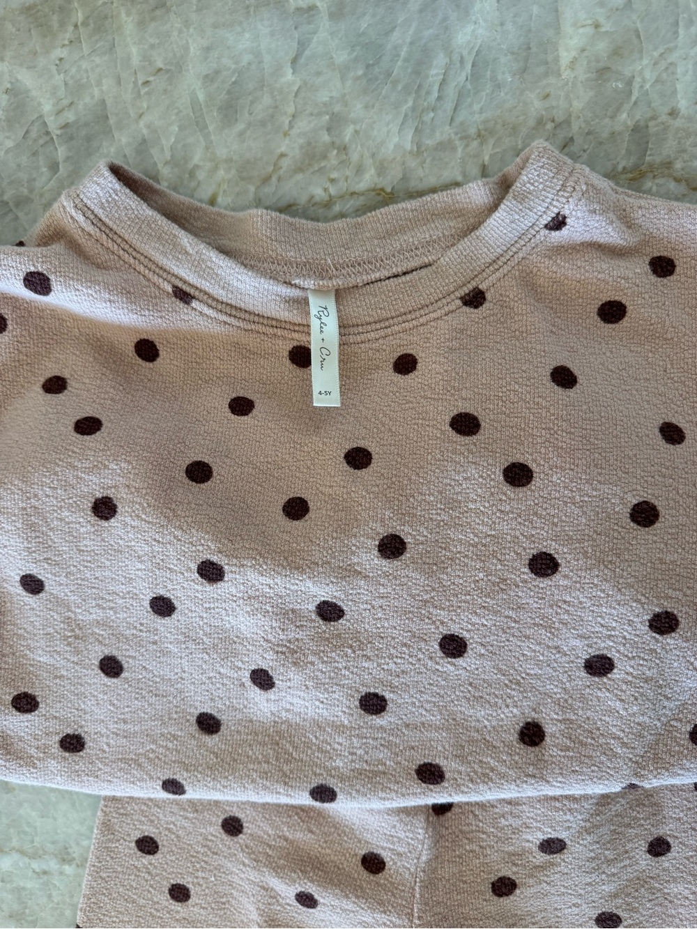 Rylee + Cru Pale Pink Polka Dot Set - Picture 3 of 4